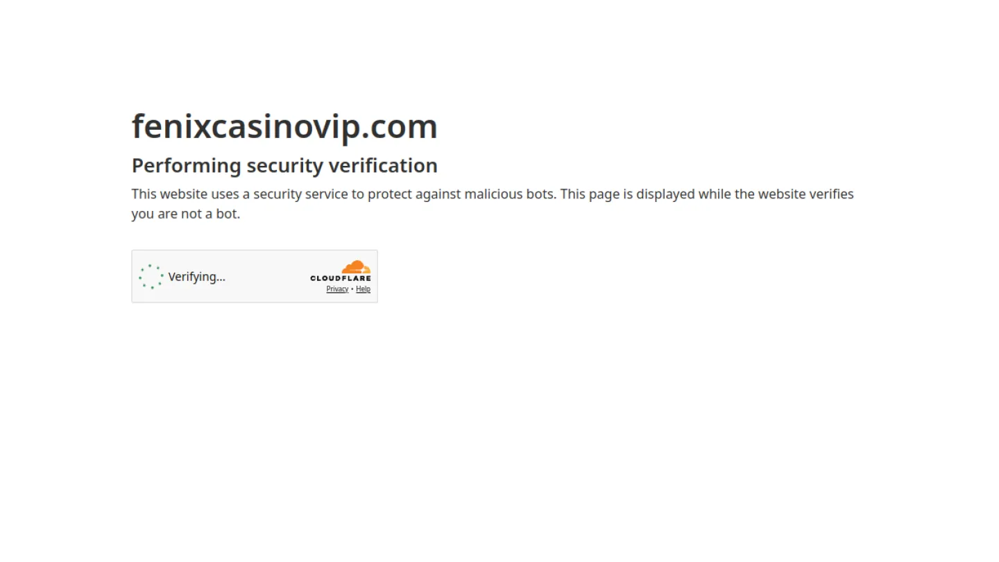 Fenix Casino: верхняя часть интерфейса