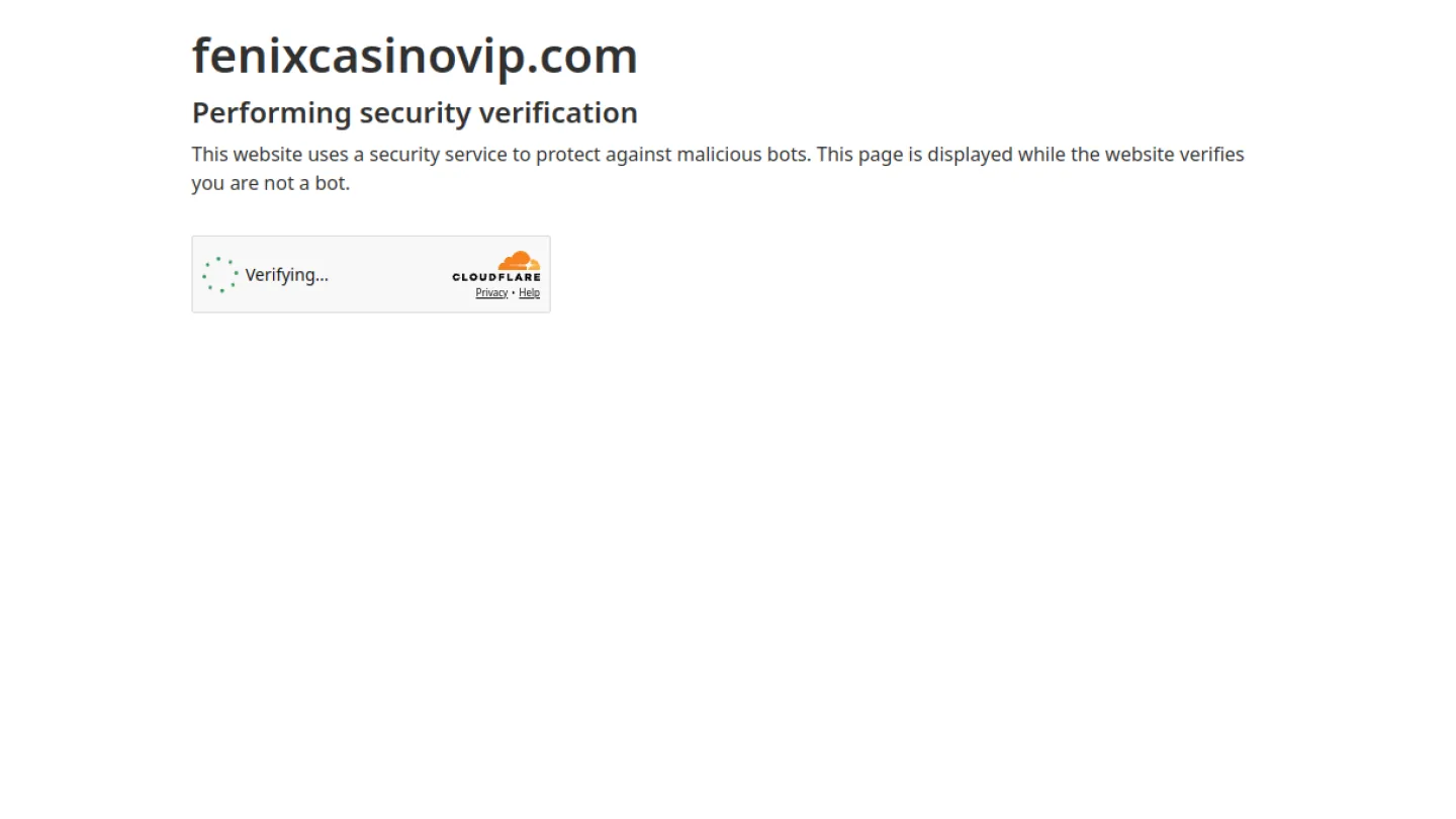 Fenix Casino: разделы сайта